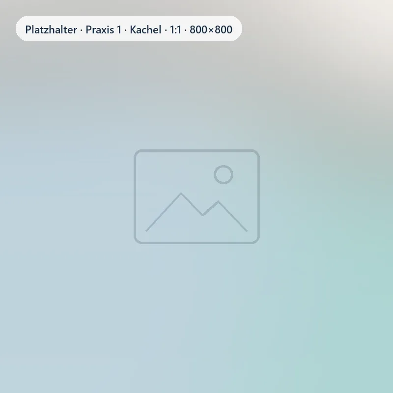 Platzhalter: Praxis 1 · Kachel
