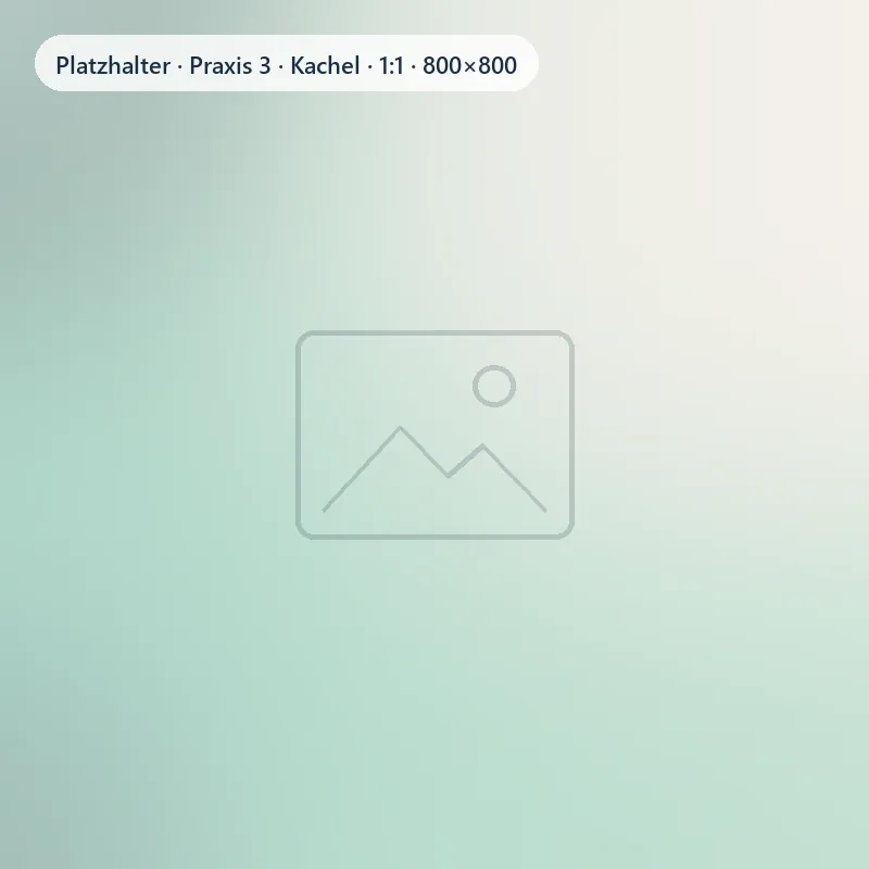 Platzhalter: Praxis 3 · Kachel
